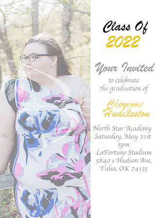 graduation back invite