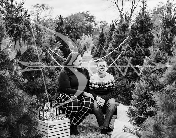 Laurie + son  xmas upsale